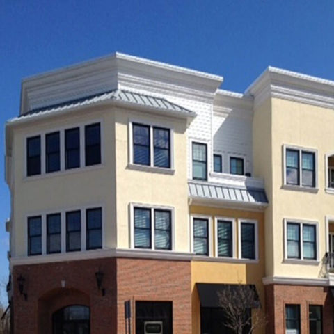 new windows in a building in belmar